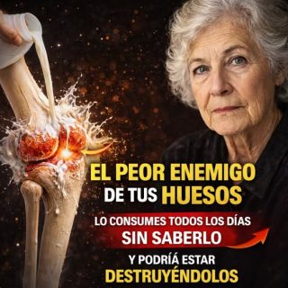 🦴⚠️ El alimento que podría afectar la salud de tus huesos sin que lo notes