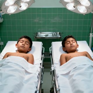 Durante la AUTOPSIA de GEMELOS, el médico oye RISAS DE NIÑOS y nota 1 DETALLE IMPACTANTE en los cuerpos…