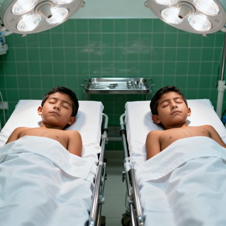 Durante la AUTOPSIA de GEMELOS, el médico oye RISAS DE NIÑOS y nota 1 DETALLE IMPACTANTE en los cuerpos…